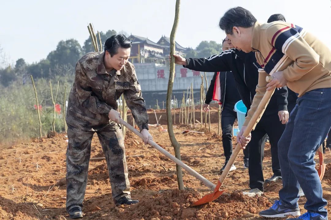 “植”此青綠 擁抱春天！桃源縣幾大家班子成員參加義務(wù)植樹(shù)活動(dòng)